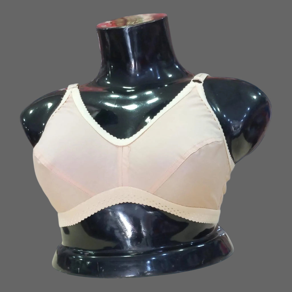 Cotton bra with soft bottom elastic                                        (DFL)